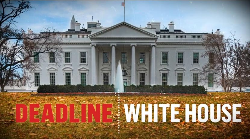 Deadline: White House – 12/8/25 | 4PM